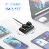 SinLoon PC Power Button Externe Verlengschakelaar Kabel met RGB Activiteit voor Metalen Reset voor DIY PC Aan Knop LED/HDD Lampje, 2m, Behuizingen, Knop,