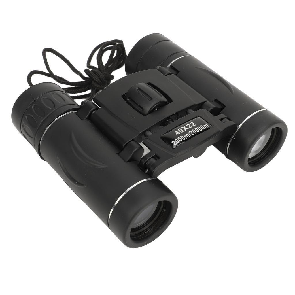 40x22 HD Powerful Binoculars Mini Folding Lightweight Pocket Binoculars for Bird Watching Travel