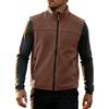Men's Color Zip-Up Vest for Casual Layering