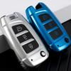 Fashion TPU Car Flip Key Case Cover for Hyundai Elantra Solaris Tucson I30 I35 I40 KONA Genesis Santa Fe Azera Accessories