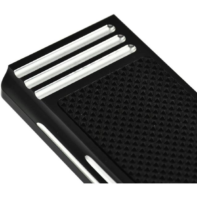 HDBUBALUS Rear Brake Pedal Large Pad Cover for Harley Dyna Street Fat Bob Wide Glide Softail