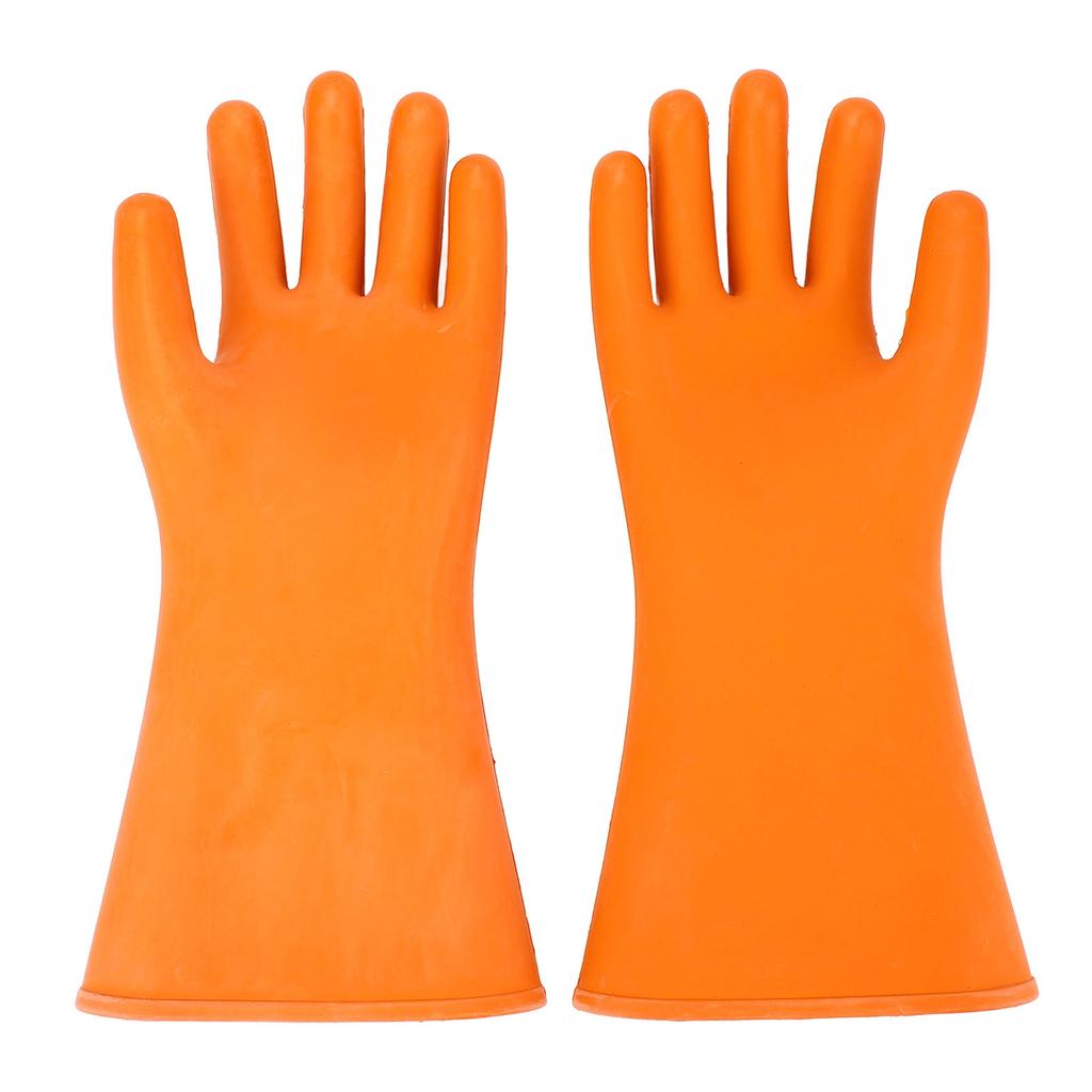 1 Paar Hochspannungsisolierhandschuhe Gummi Schnittfest Wasserdicht 20000v 12kv Elektriker