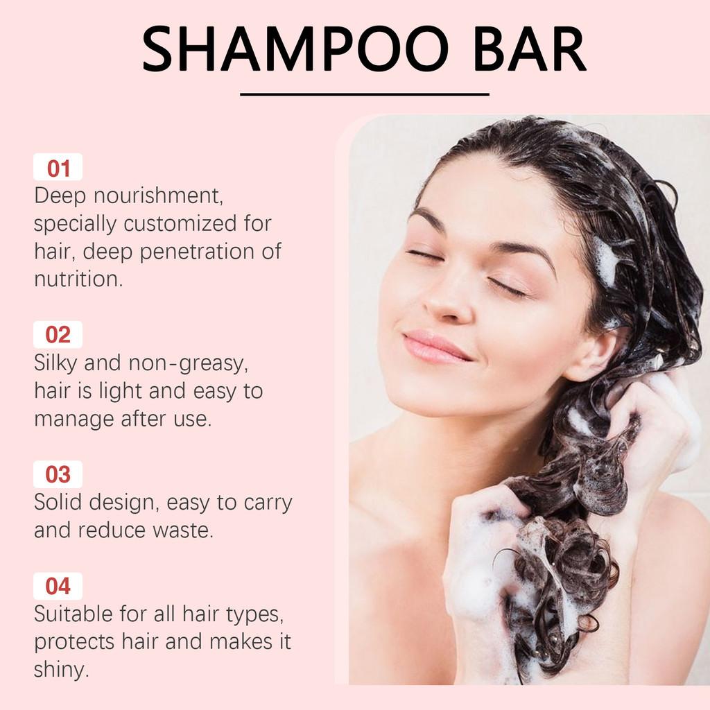 Hoegoa Solid Shampoo Bar For Nourishing Hair Care And Scalp Cleansing 100g