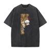 Anime Jujutsu Kaisen Geto Suguru Printed Tshirt Mens and Womens Washed Tshirt High Quality Vintage Cotton Tshirt Top