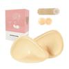 Double-Sided Silicone Nipple Covers & Push-Up Bra Inserts for Deep V Swimsuits