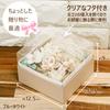 Apron Selection Preserved Flower Box (Blue and White) - Celebration Gift, Made in Japan by a Floral Arranger