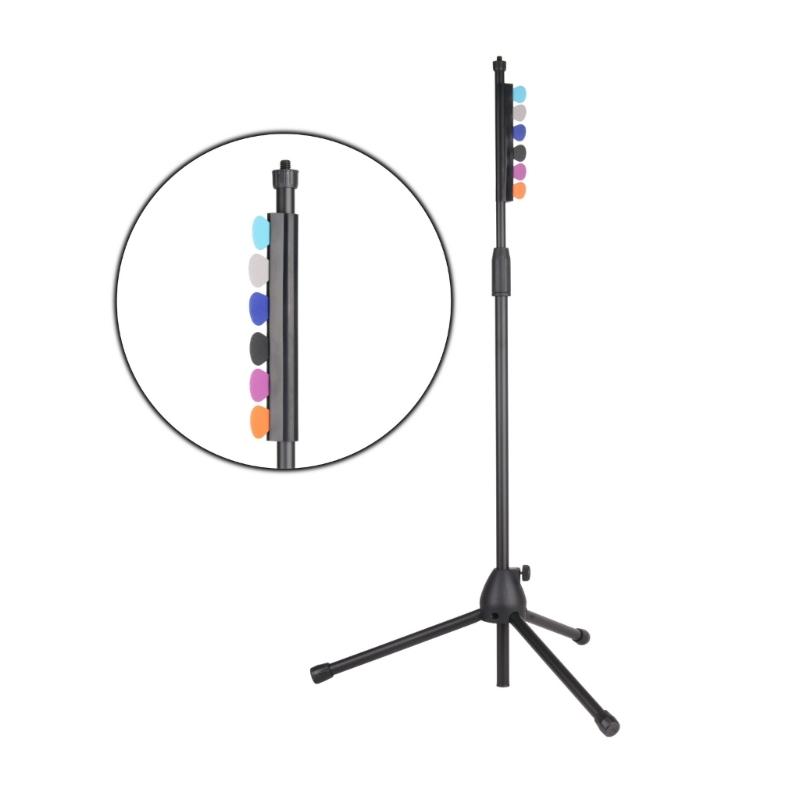 Small Aluminum Alloy Mic Mount Clamp And Guitar Pick Clip Secure Non Slip Rubber Padding Easy Installation