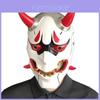 Scary Halloween Mask For Costume Parties With Resin Demon Face Design For Festivals