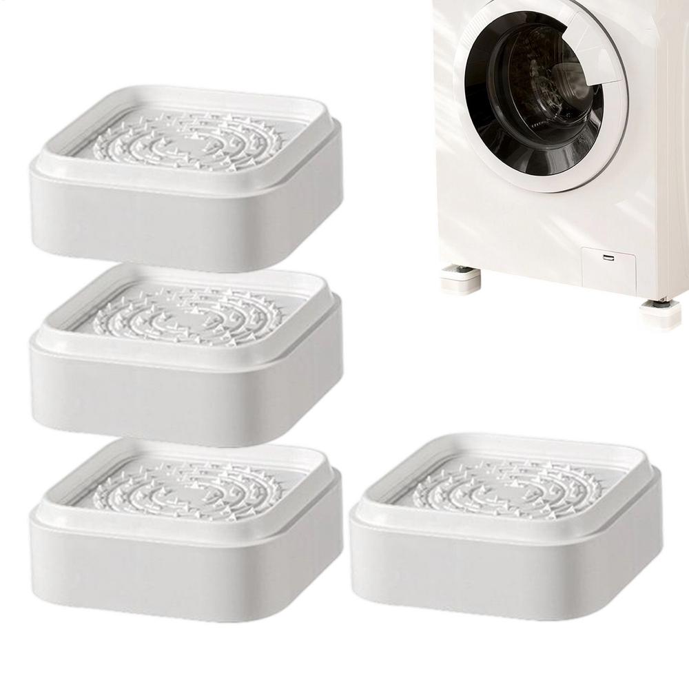 Sofa Risers 4 Pieces Stackable Non-Slip Square Blocks Washing Machine Sofa Couch Lifter For Washing Machine Sofa Couch