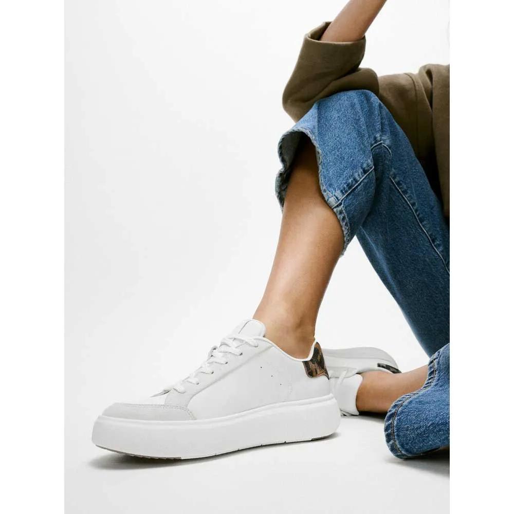 Fitflop RTG Leopard Backtab Leather Sneakers