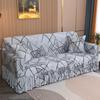 1/2/3/4 Seater Print Sofa Cover With Skirt Stretch Armchair Sofa Slipcover Elastic Chair Protector for Living Room