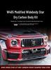 25-26 Mercedes G-Class W465 Carbon Front Bumper Trim Upgrade