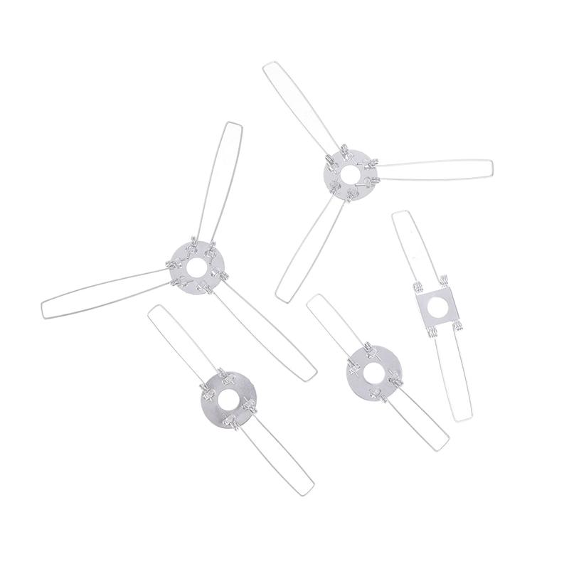 4Pcs 2-Forks 3-Forks Galvanized Fixing Spring Clip Spring Buckle For Fixing Lampshade Shrapnel Diy For Pandent Lamps Lanterns