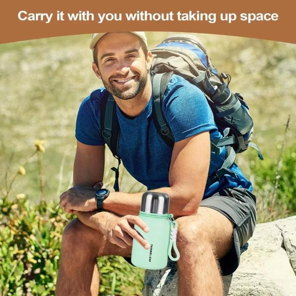 Portable Water Cup 450ML Tumbler New Insulated Bottle  Travel Use