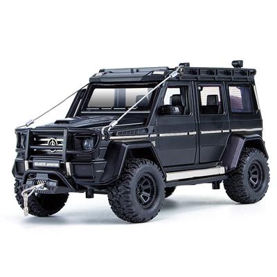 Modellino Auto in Lega Benz G550 Versione Adventure 1/24 Giocattolo Pull Back con Suono e Luci Veicolo Fuoristrada Collezione per Ragazzi Decorazione