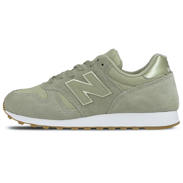 

New Balance Nb 373 Comfortable Fabric Synthetic Leather Low Top Running Shoes Women sneaker Dark-Gray WL373MIW 35