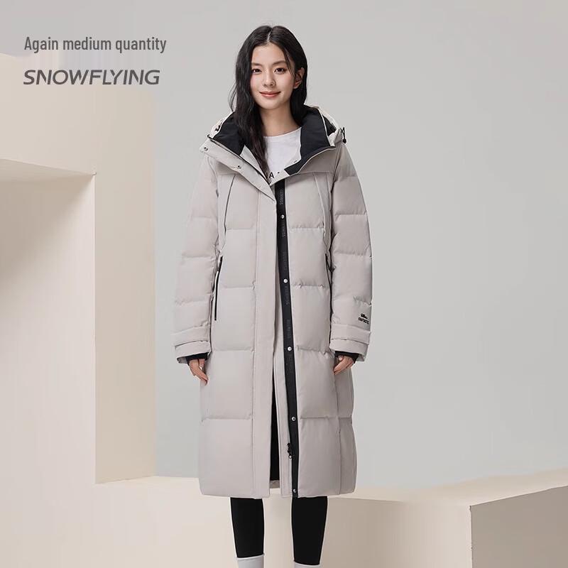 SNOWFLYING Women's Long Winter Down Jacket X40144614F
