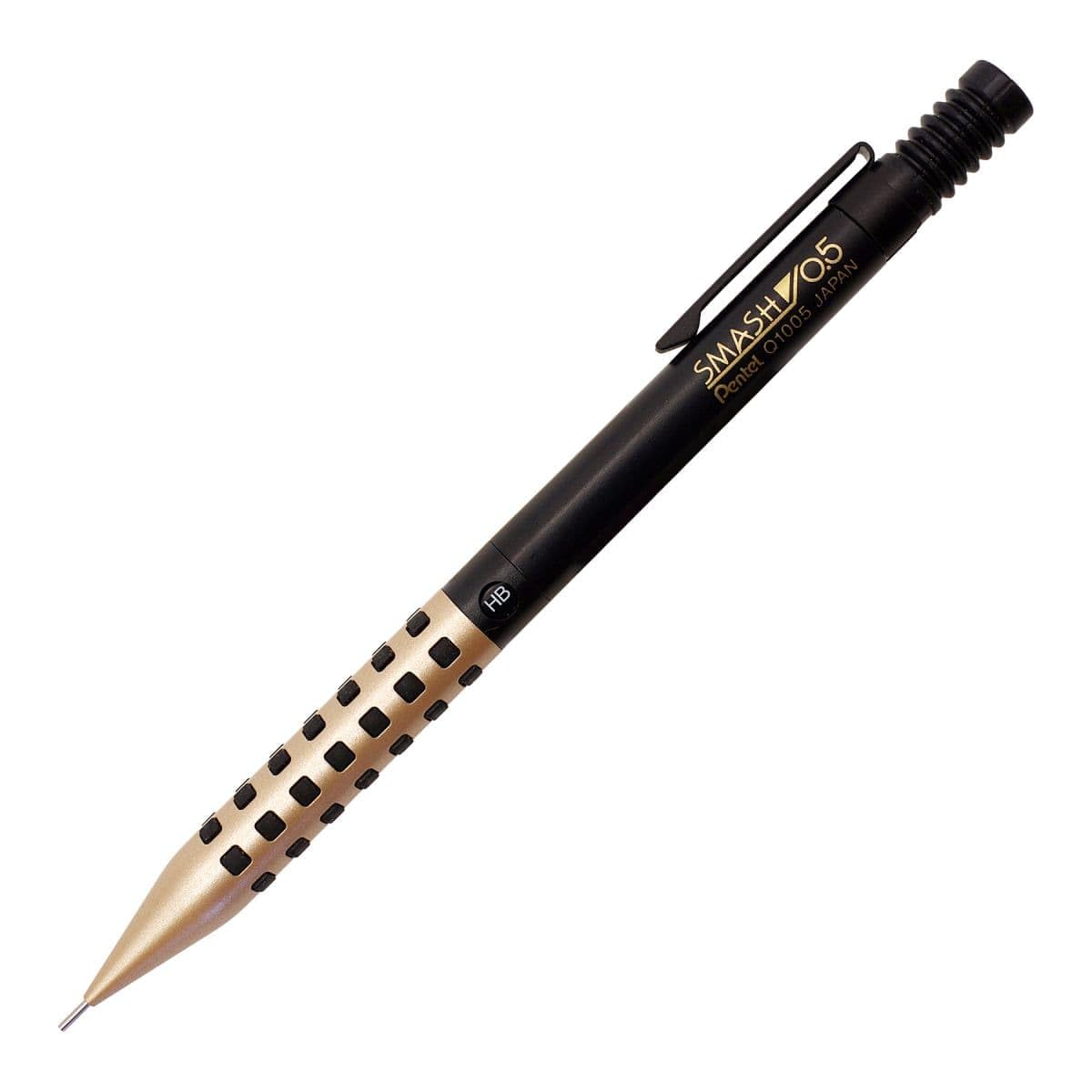 Kidera Shoji Pentel Mechanical Pencil Smash Gold Black Barrel Limited Edition Color 0.5 & Q1005-XAKS
