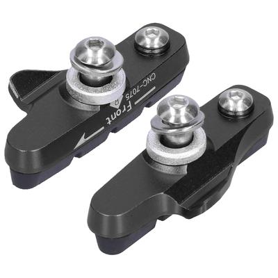 ZTTO Road Bike Brakes Pads Bicycle CBrake NoNoise NoSkid Rubber Blocks Replacement(Black )