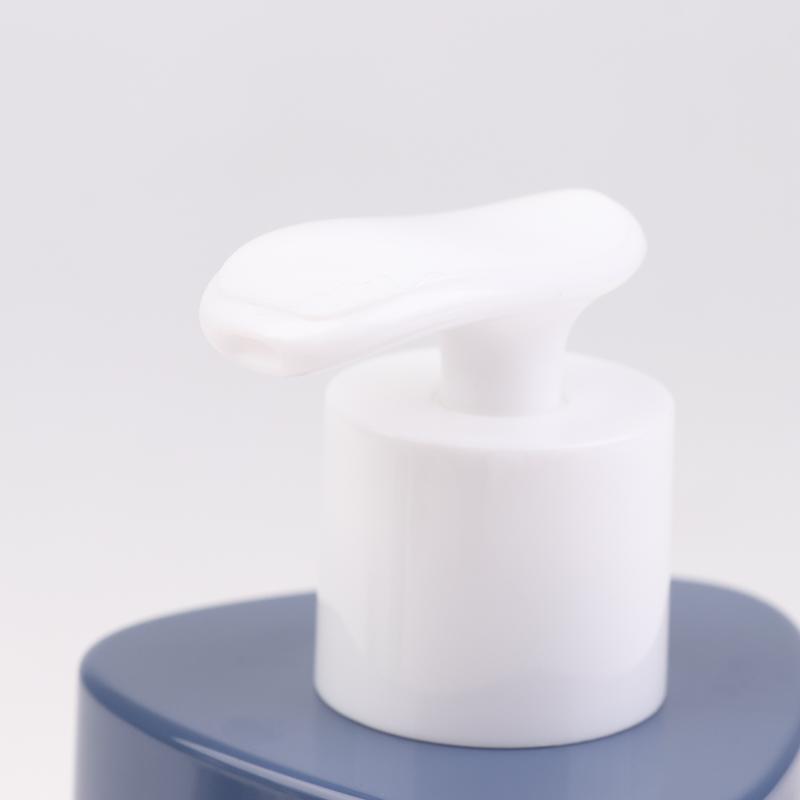 1Pcs Plastic Press Empty Shampoo Bottle High-Capacity Refillable Travel Portable Container Shower Gel Bottle Transparent