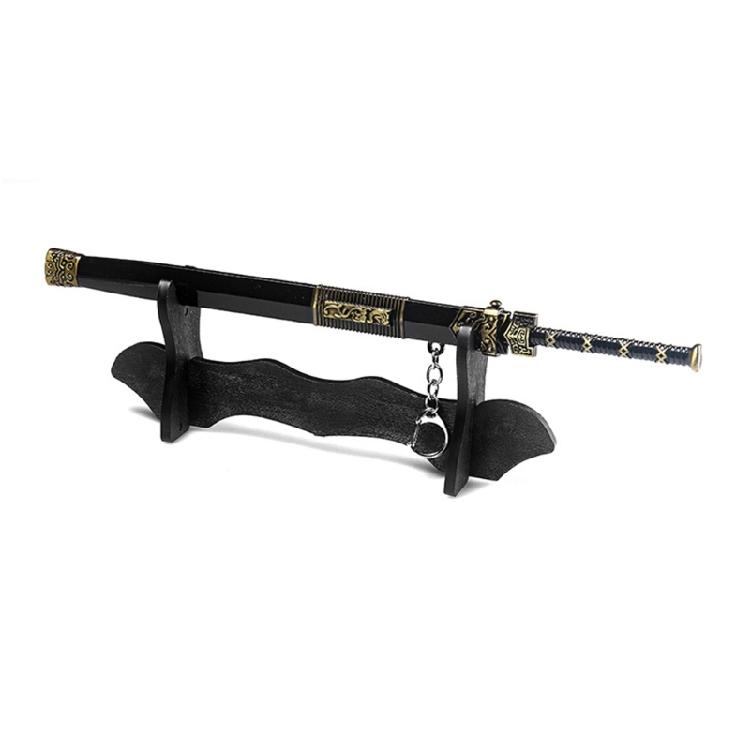 Schwertständer Schwarz Katana Ständer Exquisites Wakizashi Aufbewahrungsregal Geschenk für Männer Jungen
