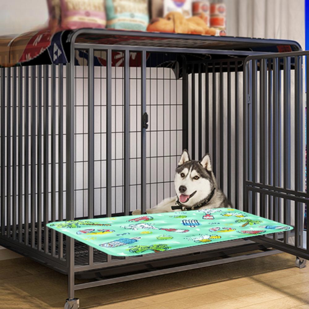 Cooling Pet Mat Lightweight Durable Self Cooling Pad for Small Pets Dogs Cats Summer Chill Mat Reusable Non Slip