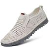 Men's 2024 Spring/Autumn Fashion Soft Leather Casual Shoes - Wear-Resistant Texture