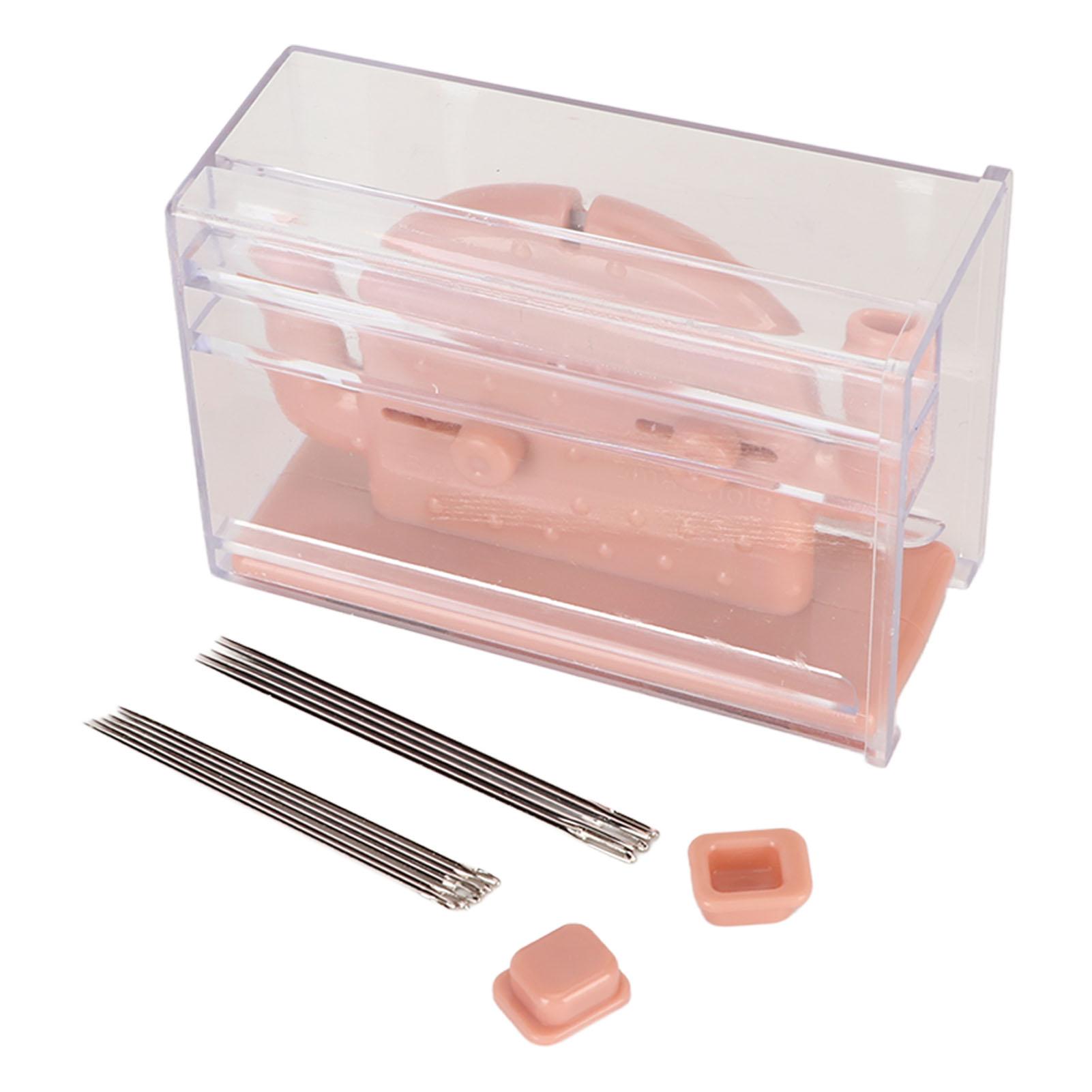 

Двусторонний нитевдеватель с 10 швейными иглами, 2 игольницы, простое использование, игла «Кактус»