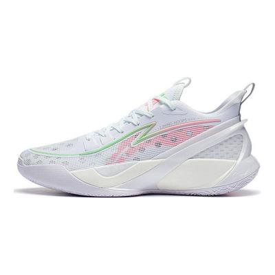Li Ning Sonic 10 V2 Lehké Vysoce Pružné Tlumení Nárazů Protiskluzové Odolné Proti Opotřebení Prodyšné Nízké Basketbalové Boty Pánské Tenisky ABAS057-1