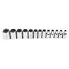 46pcs Socket Spanner Wrench Set 1/4\\\" Drive Metric Extension Bar with Box