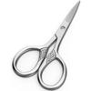 Professional Grooming Scissors, Small Scissors for Hair, Nose, Eyebrow Trimming, Facial, Mustache, Eyelashes, Precision Stainless Steel Scissors - PJ