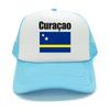 Curaao Flag Trucker Hat Summer Unisex Cool Hat Country Fans Baseball Caps New Outdoor Mesh Net Dad Gift Snapback Caps