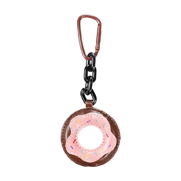 Doughnuts Bag Charm,Leather Food Keychain for Handbags,Backpacks Purses Decors Bag Accessories Lovely Bag Key Charm