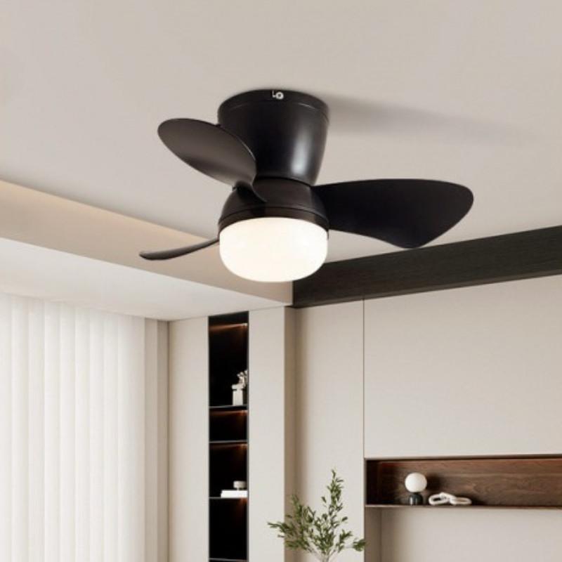 24 Inches Six-speed Electric Ceiling Fan Light Nordic Dining Room Ceiling Fan Light Lamp Frequency Conversion Chandelier Fan