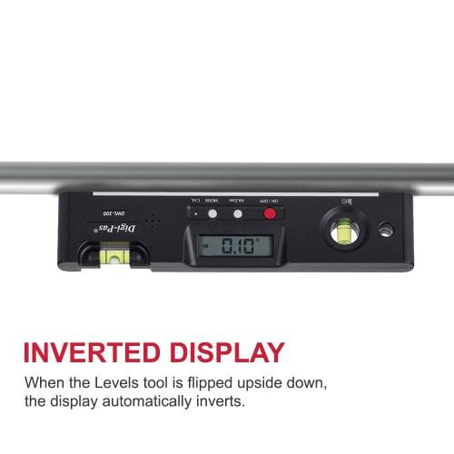 Digi-Pas Digital Level, Level, Angle Meter, Inclinometer, Torpedo Type DWL200