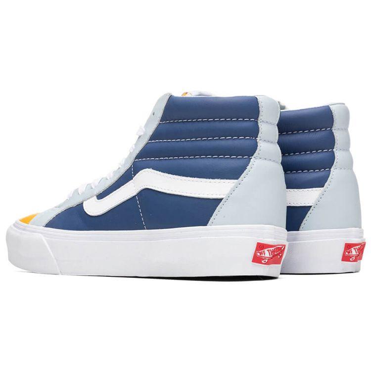 Vans Sk8-Hi Reissue EF LX Saffron True Navy Unisex Sneakers Yellow VN0A5HUX4XX