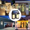 New Solar Tungsten Filament Lamp Outdoor Waterproof Intelligent Induction Wall Lamp Courtyard Garden Villa Lighting Night Light