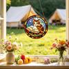 Buntglas Fenster Hängende Puzzle Anhänger Garten Küche Wintergarten Heimdekoration