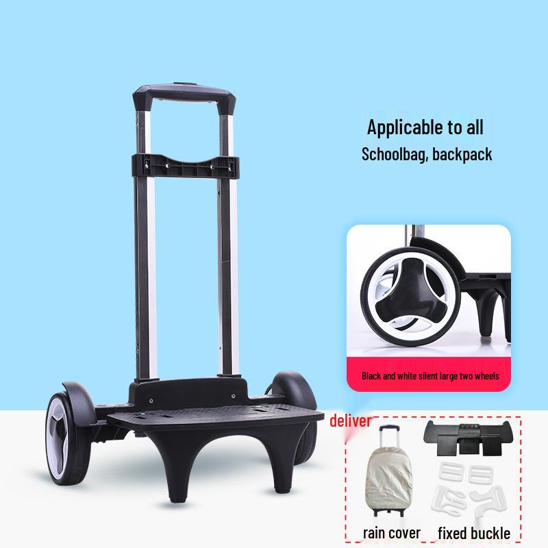 Folding Backpack Cart with Flashing Wheels for Kids – 3 or 6 Wheel Options