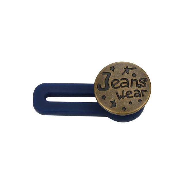 New 1/5PCS Magic Metal Button Extender for Pants Jeans Free Sewing Adjustable Retractable Waist Extenders Button Waistband Expan