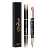 QIC Lipstick, Lip Liner, Double-head Two-in-one Live Makeup, Rotating Lip Liner, Hook-up Lipstick.