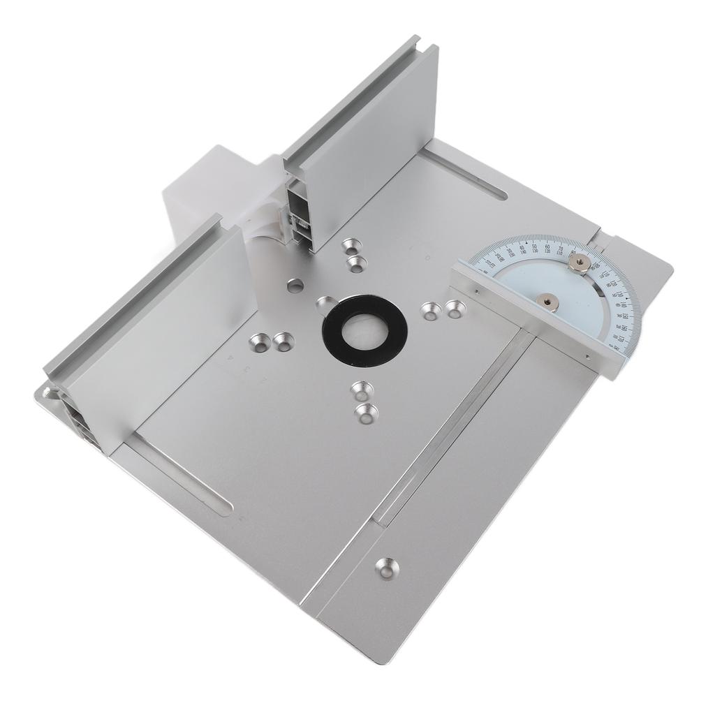 Router Table Insert Plate Double Hole Aluminum Alloy Wood Milling Flip Board for Electric Trimming Engraving Machine