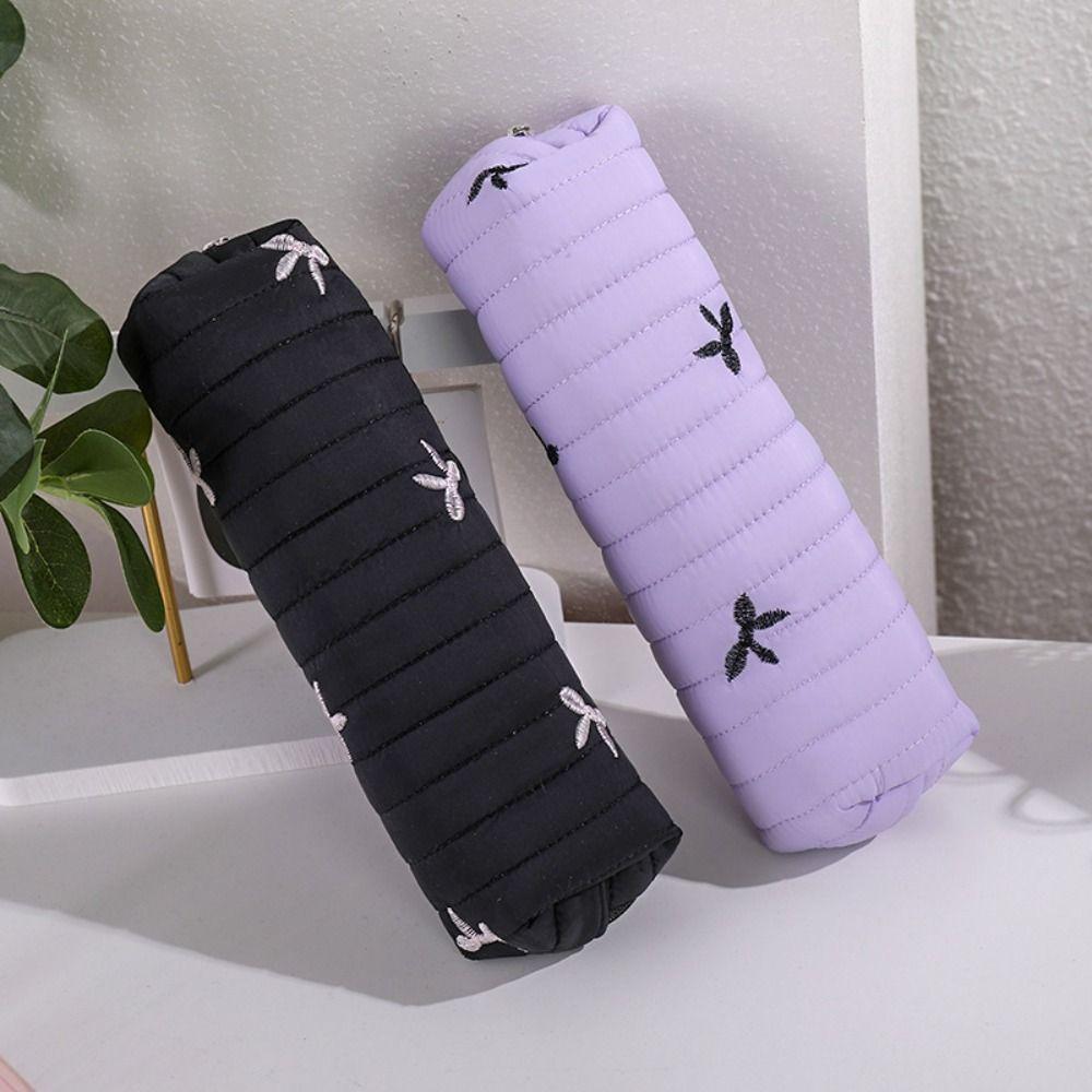 Zipper Pen Bag Soft Touch Stationery Bag New Pencil Case  School Supplies