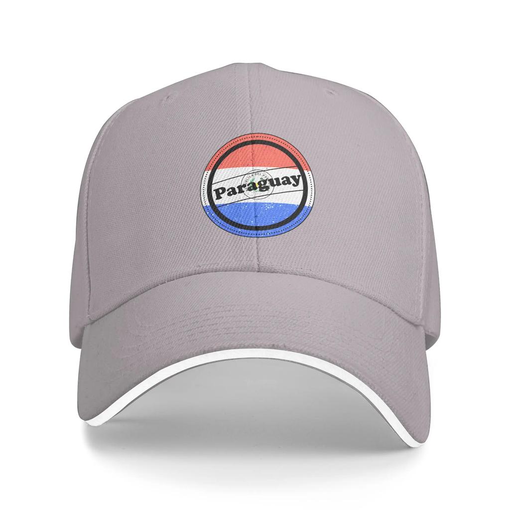PARAGUAY Flag Art Design Sun Baseball Cap Summer Women Unisex Design Hip Hop Hats Adjustable Fashion Kpop Rock Baseball Caps