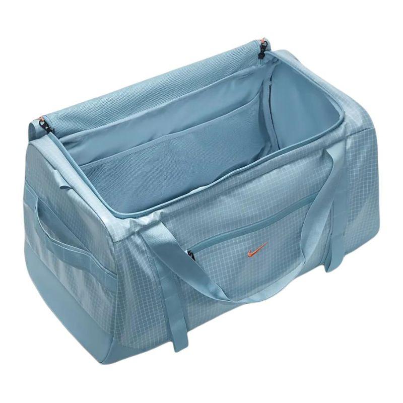 Nike Fabric Travel Bag Regular Unisex Denim Blue Green And Coral Red Casual DJ9680-464