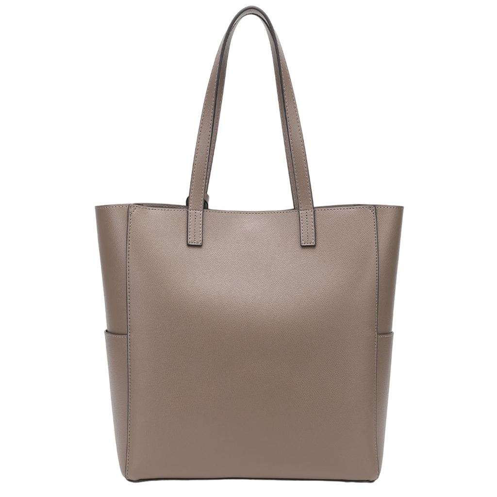[Angrit] Large Tote Bag with Key Ring Charm, Black, Size F