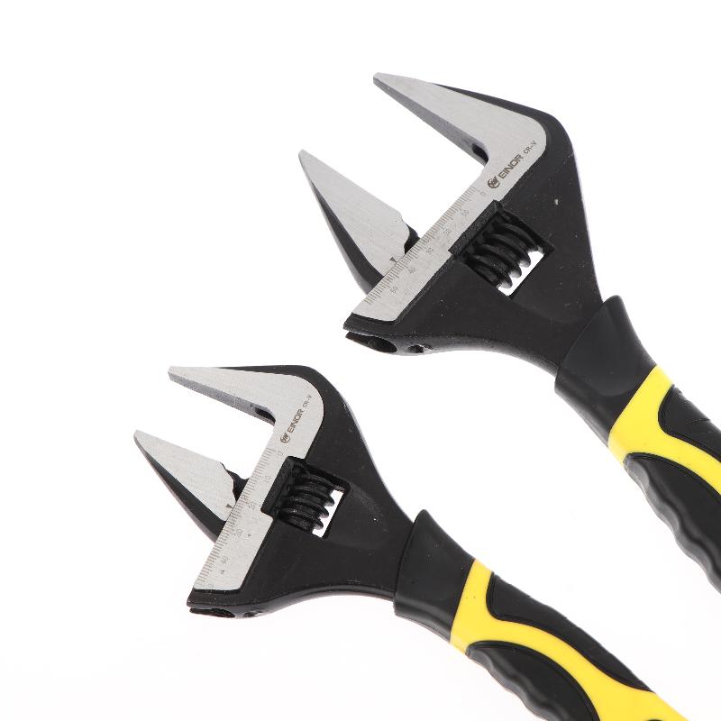 1pcs 6/8/10/12 Inch Adjustable Spanners Multifunctional Universal Wrench High-Hardness Anti-Slip Handle Home Hand Tools
