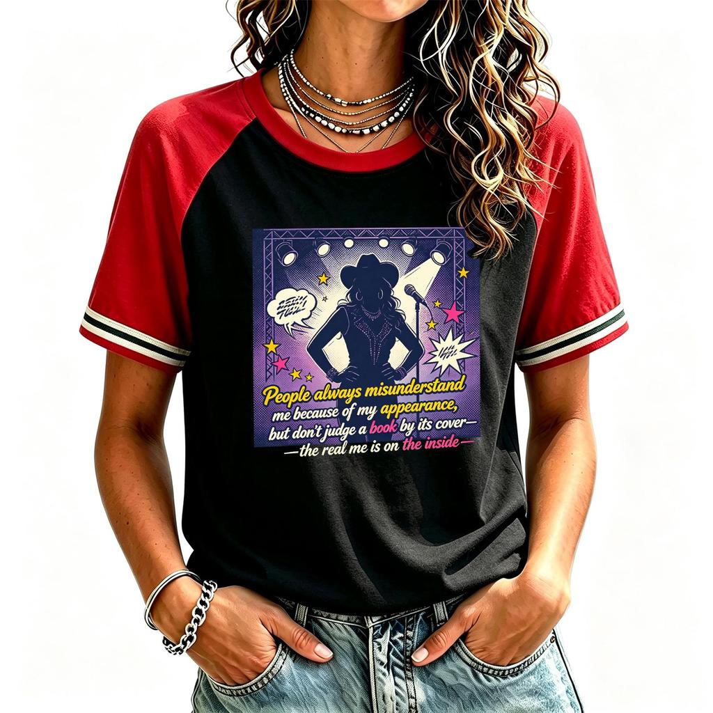 Women's Casual Short Sleeve Neck Printed T-Shirt