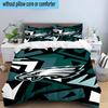 Philadelphia Eagles 3PCS Bedding Set 2D Printing (Includes 1 Duvet Cover + 2 Pillowcases Coreless), Bedroom decor,Fan gift