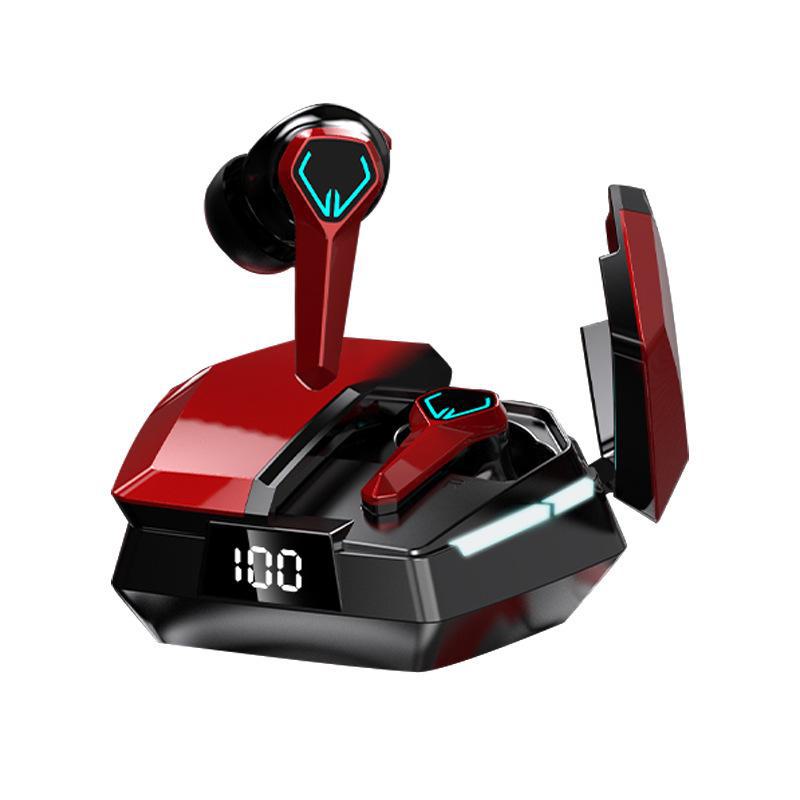 

Бездротова ігрова гарнітура в стилі Mecha: Довга батарея, низька затримка, сильний бас, стильний цифровий дисплей. null